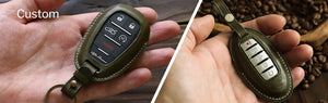 Rapp leathercraft custom bespoke orders - leather car key fob smart key case