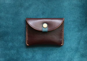 Leather wallet one pocket envelope design