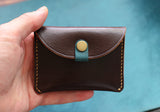 Leather wallet one pocket envelope design