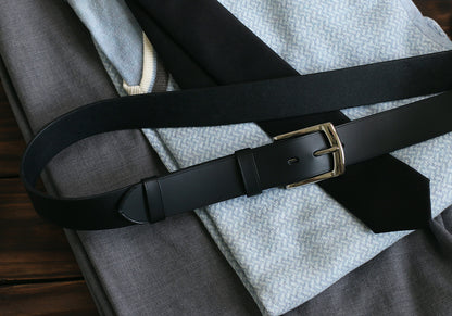 Men's classic suit leather belt